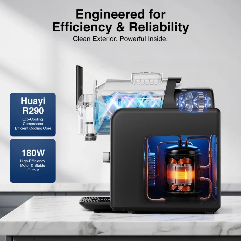 Quiet Compressor Slushie Machine