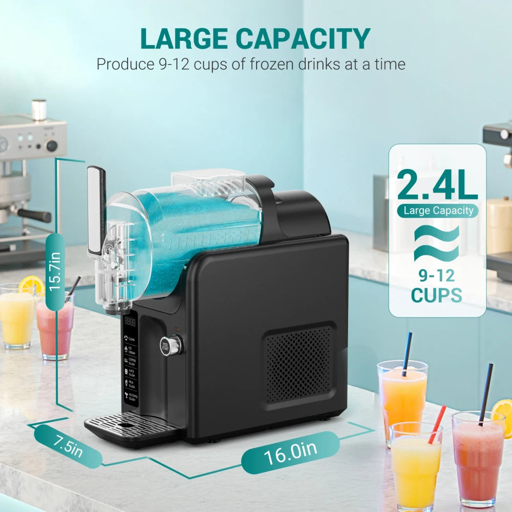 Quiet Compressor Slushie Machine
