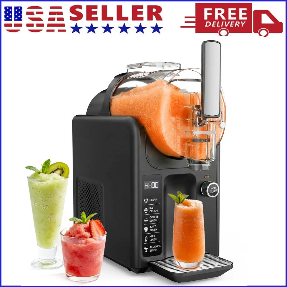 Quiet Compressor Slushie Machine
