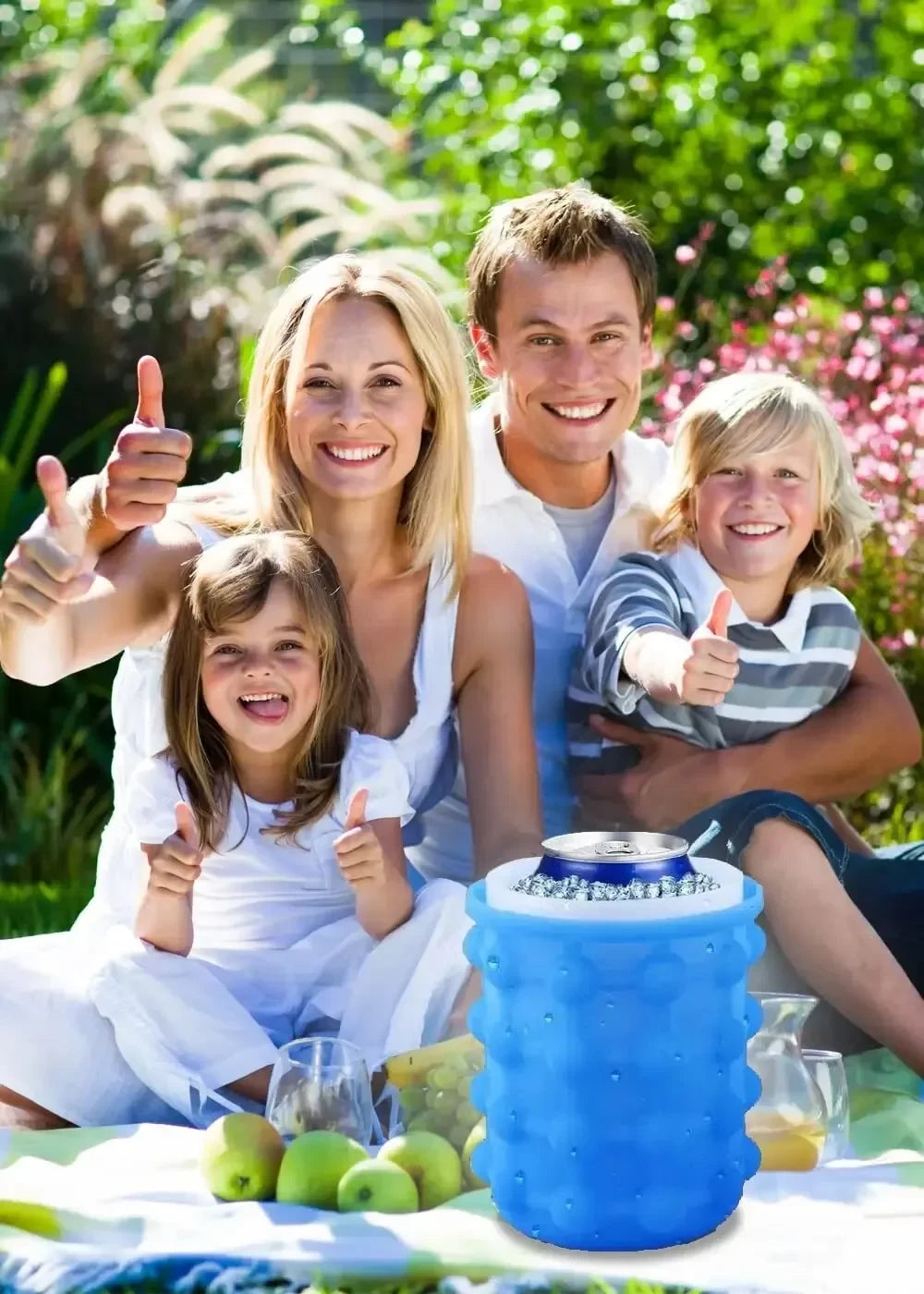 Portable Silicone Ice Bucket